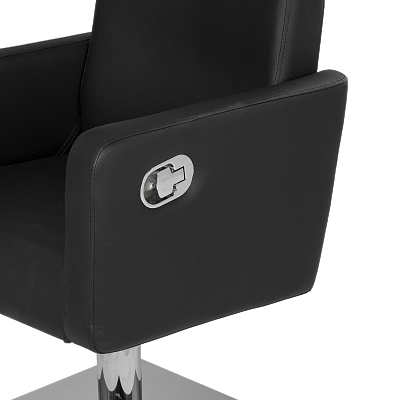 Парикмахерское кресло МД-166 гидравлика, регулировка спинки и подголовника: вид 15