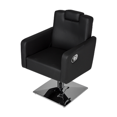 Парикмахерское кресло МД-166 гидравлика, регулировка спинки и подголовника: вид 14